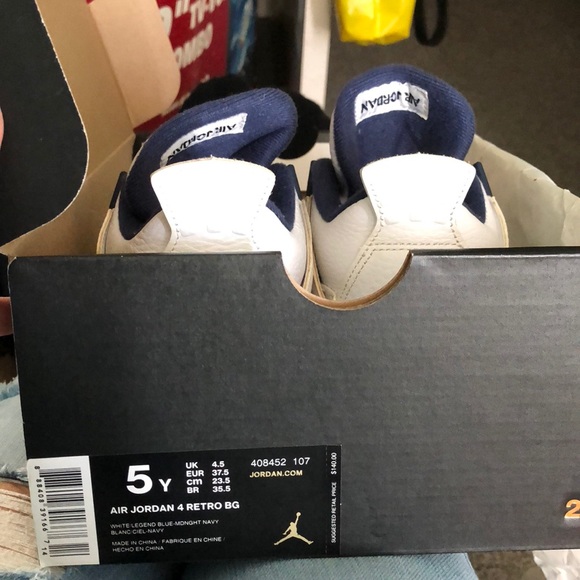 Air Jordan 4s Columbia’s - Picture 4 of 4